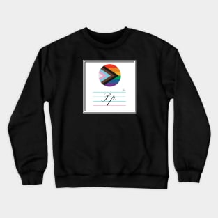 Pride Queer Alphabet Cards Crewneck Sweatshirt